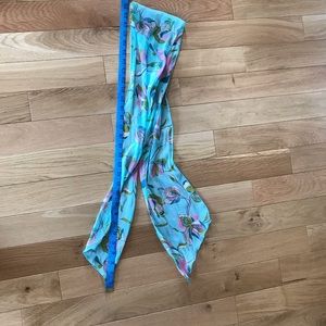 Blue Vintage Floral Hair Tie